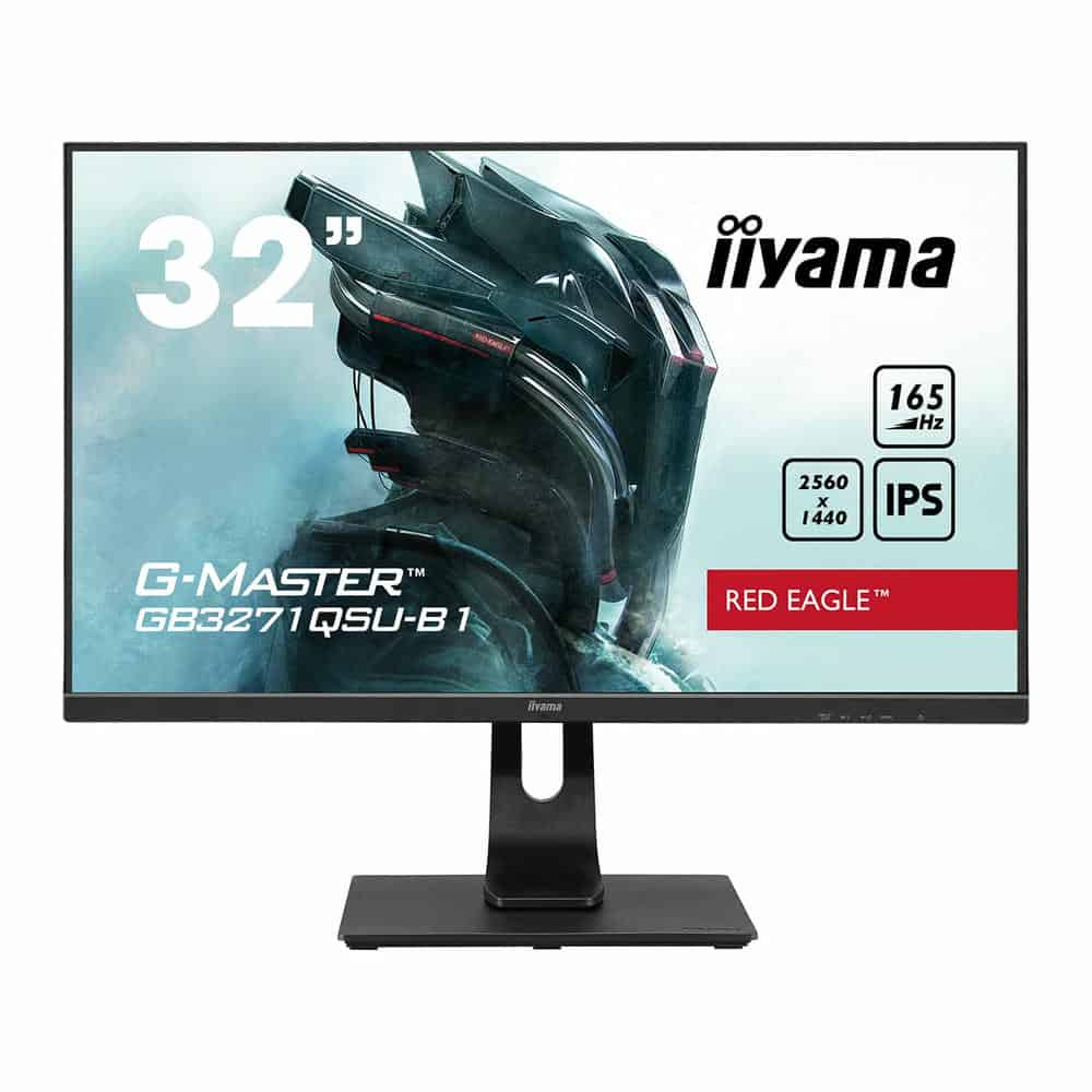 (image for) iiyama 32" GB3271QSU-B1 WQHD FreeSync Premium IPS Monitor